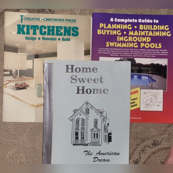 Vintage Kitchens, A Complete Guide To Inground Swimming Pools, & Home Sweet Home - Picture 1 of 2